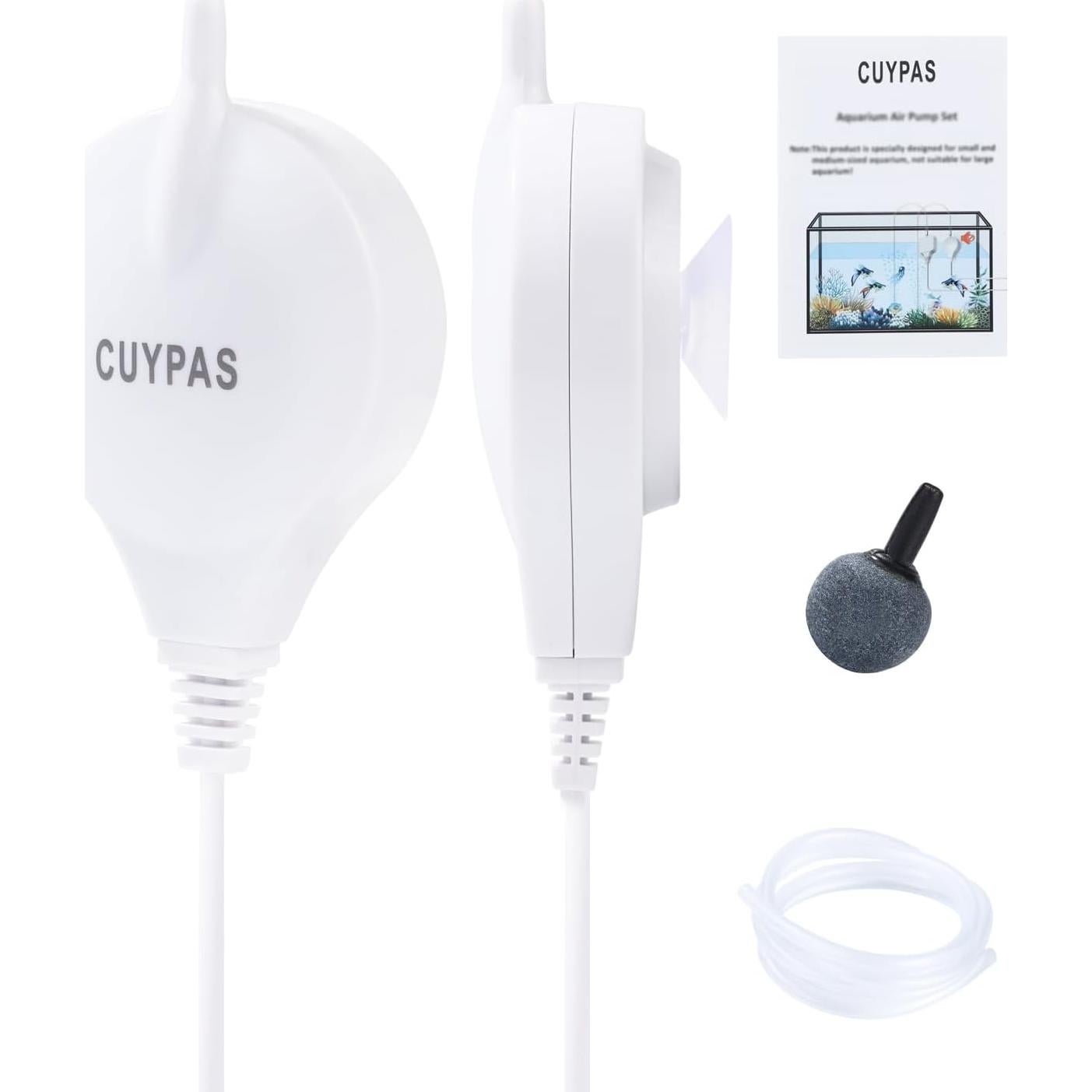 Bomba de Aire Silenciosa CUYPAS AP-200 para Acuario 56.8L