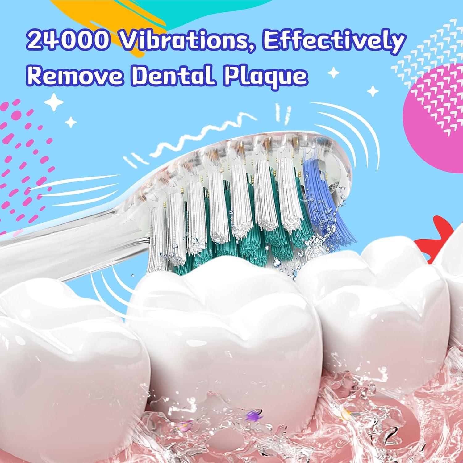 Cepillo de dientes eléctrico Seago para niños 24,000 vibraciones