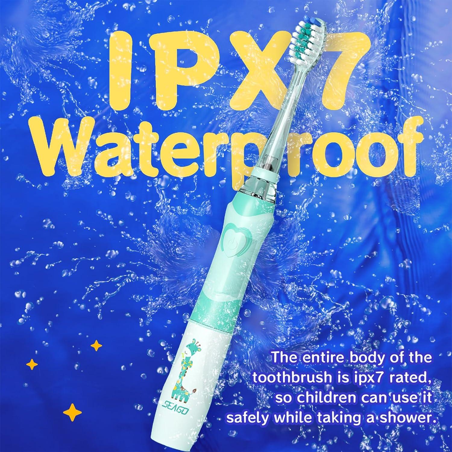 Cepillo de dientes eléctrico Seago para niños 24,000 vibraciones