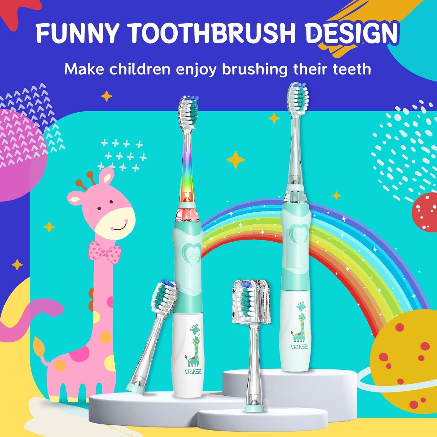 Cepillo de dientes eléctrico Seago para niños 24,000 vibraciones