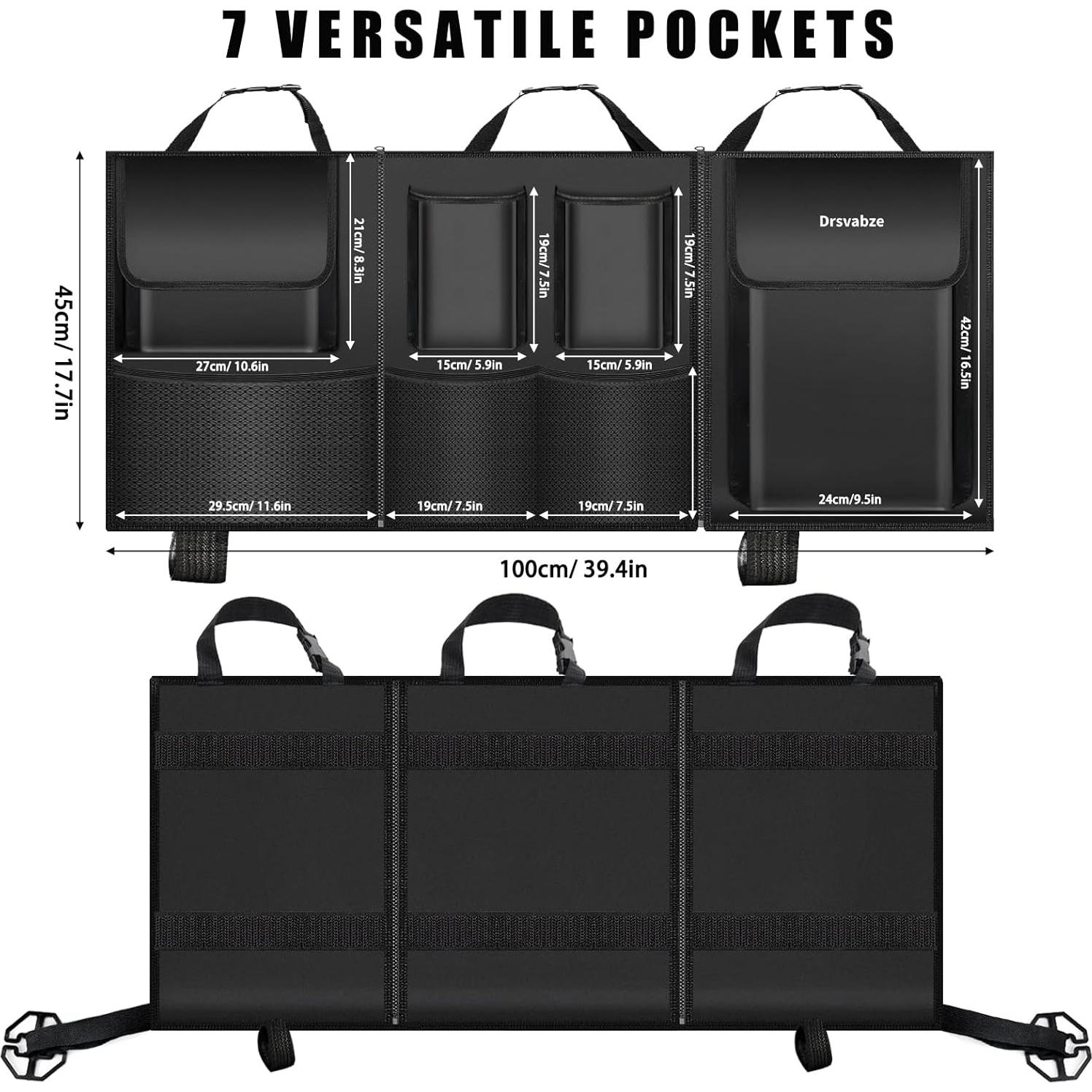 Organizador de Maletero Colgante Drsvabze 3 Zonas Impermeable