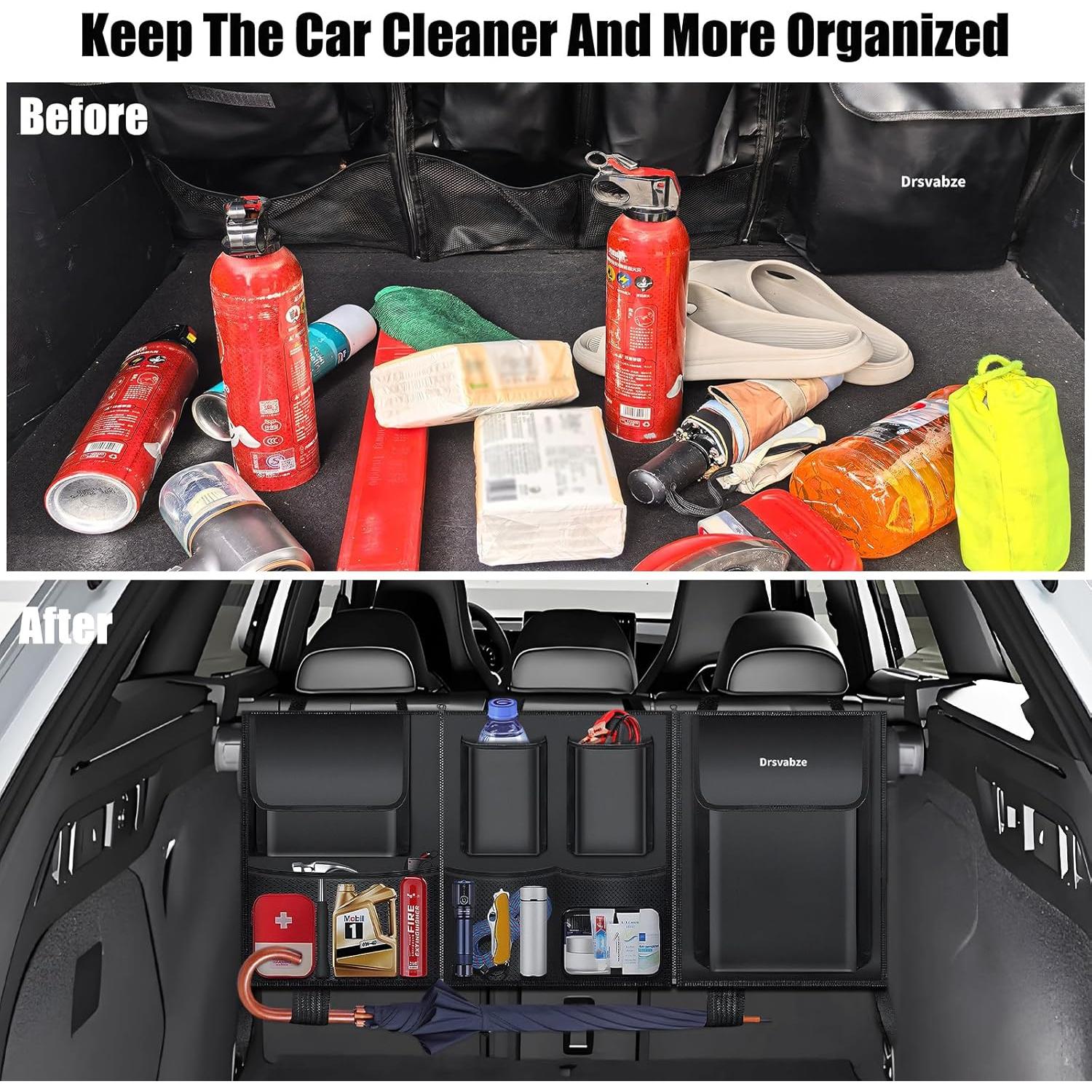 Organizador de Maletero Colgante Drsvabze 3 Zonas Impermeable