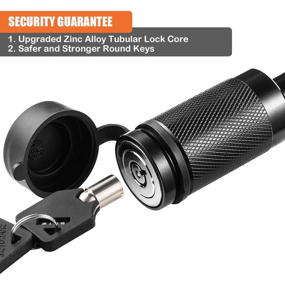 Cerradura de Acoplamiento CZC AUTO 1/4" Diámetro Negra