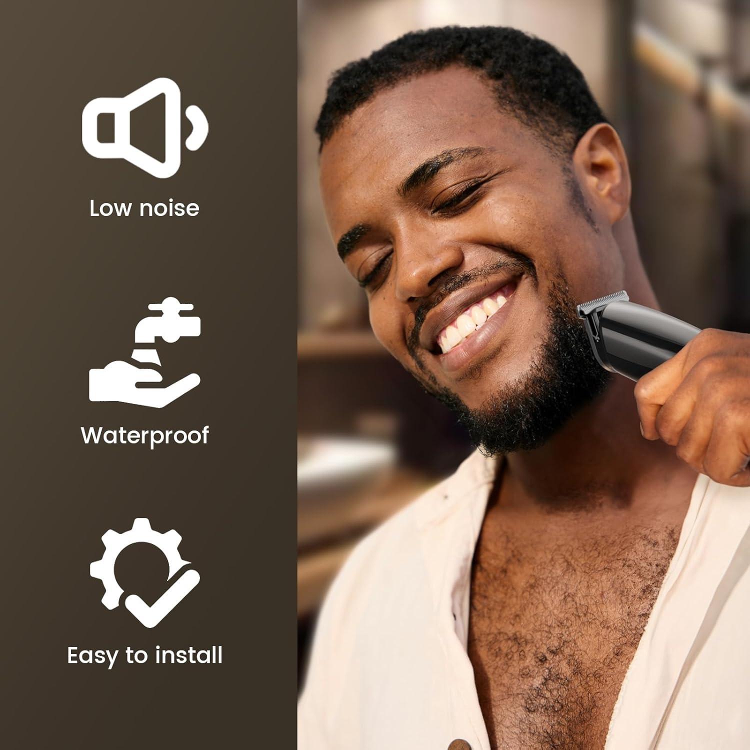 Recortadora de Barba SHPAVVER GK-1800 17 Piezas Impermeable