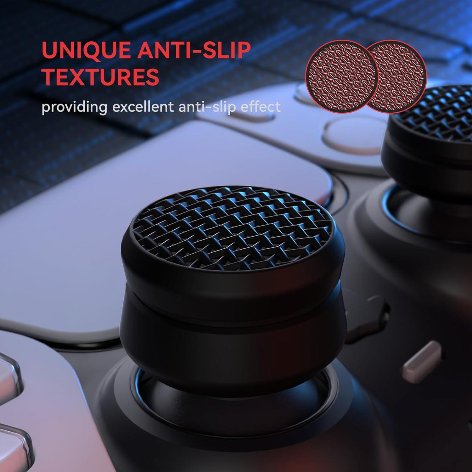 Tapas de Joystick PlayVital para PS5, PS4, Xbox y Switch Pro - Negro