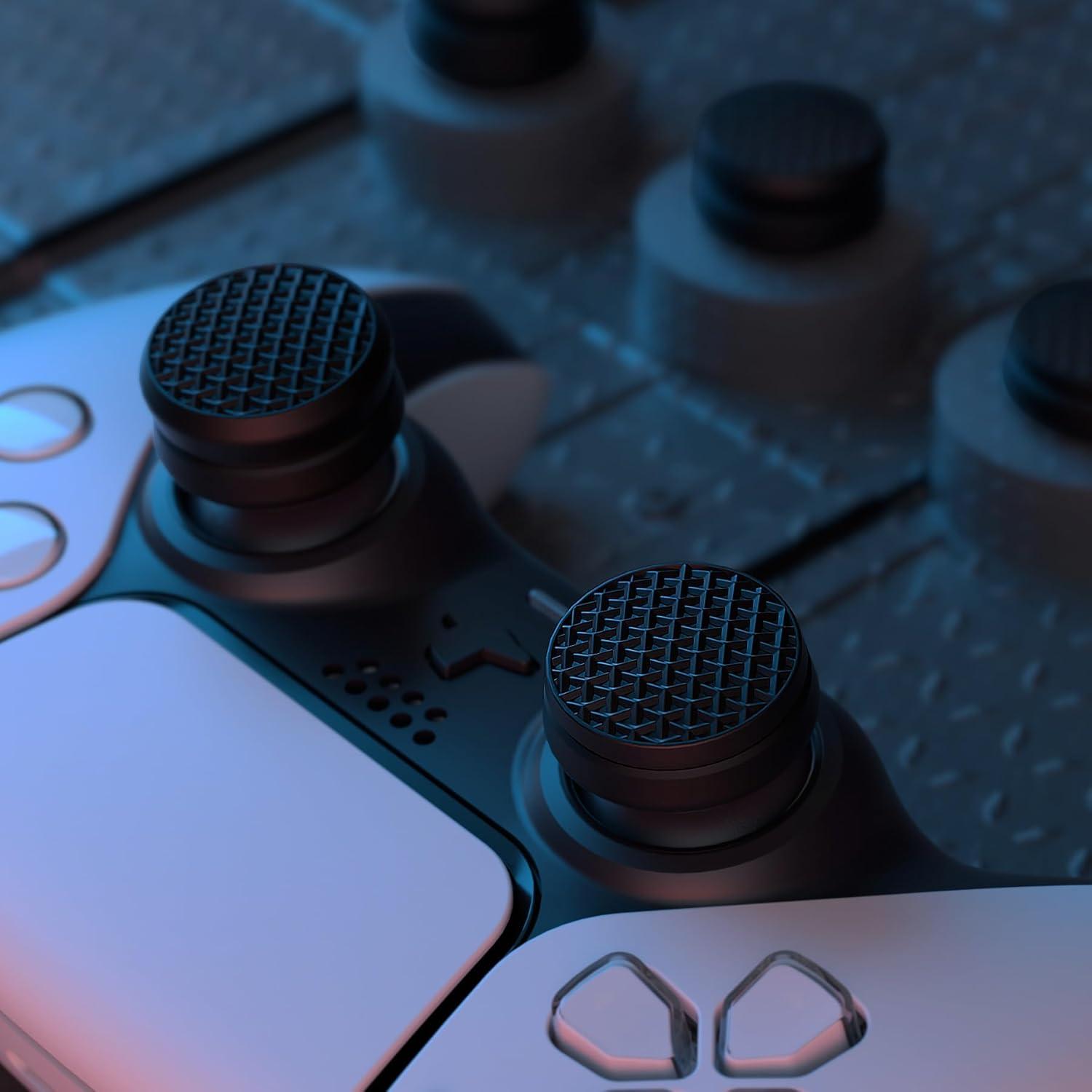 Tapas de Joystick PlayVital para PS5, PS4, Xbox y Switch Pro - Negro