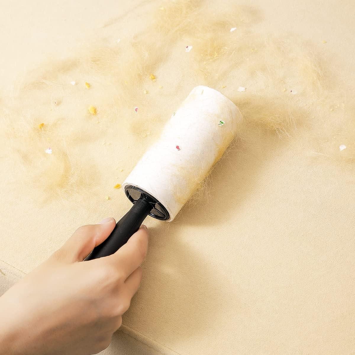 Rodillo de Pelusa MINGRACE con 4 Rollos Extra Pegajosos