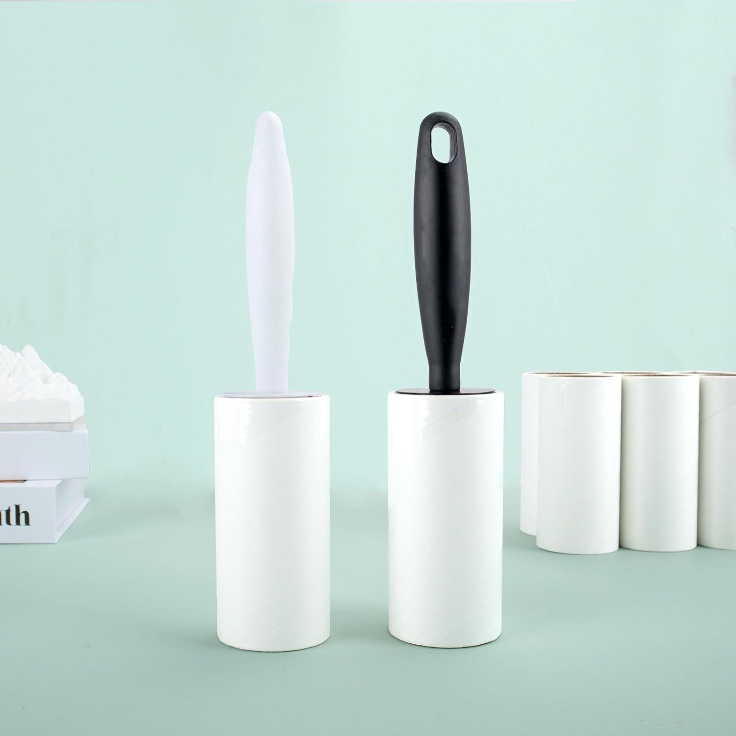 Rodillo de Pelusa MINGRACE con 4 Rollos Extra Pegajosos