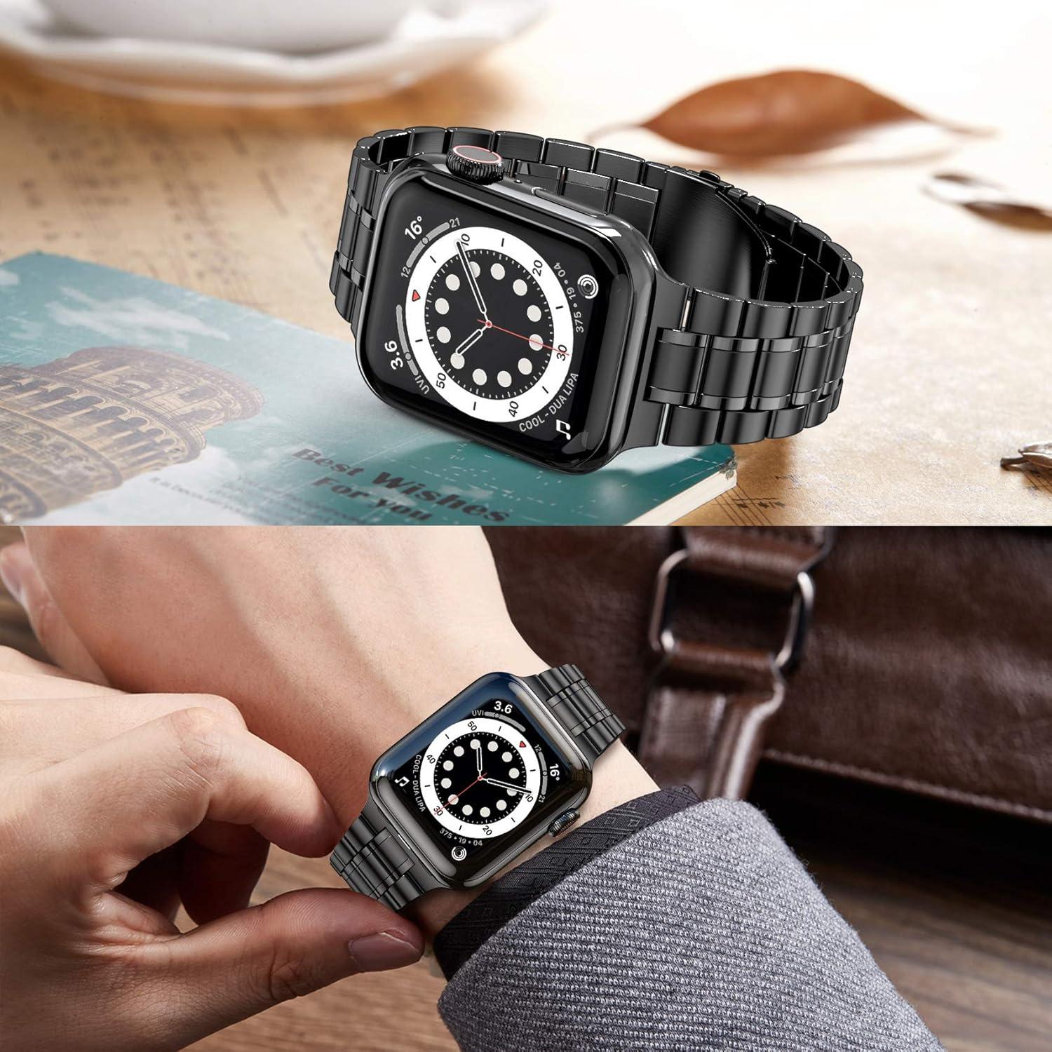 Correa de Acero Inoxidable MioHHR para Apple Watch 38/40 mm