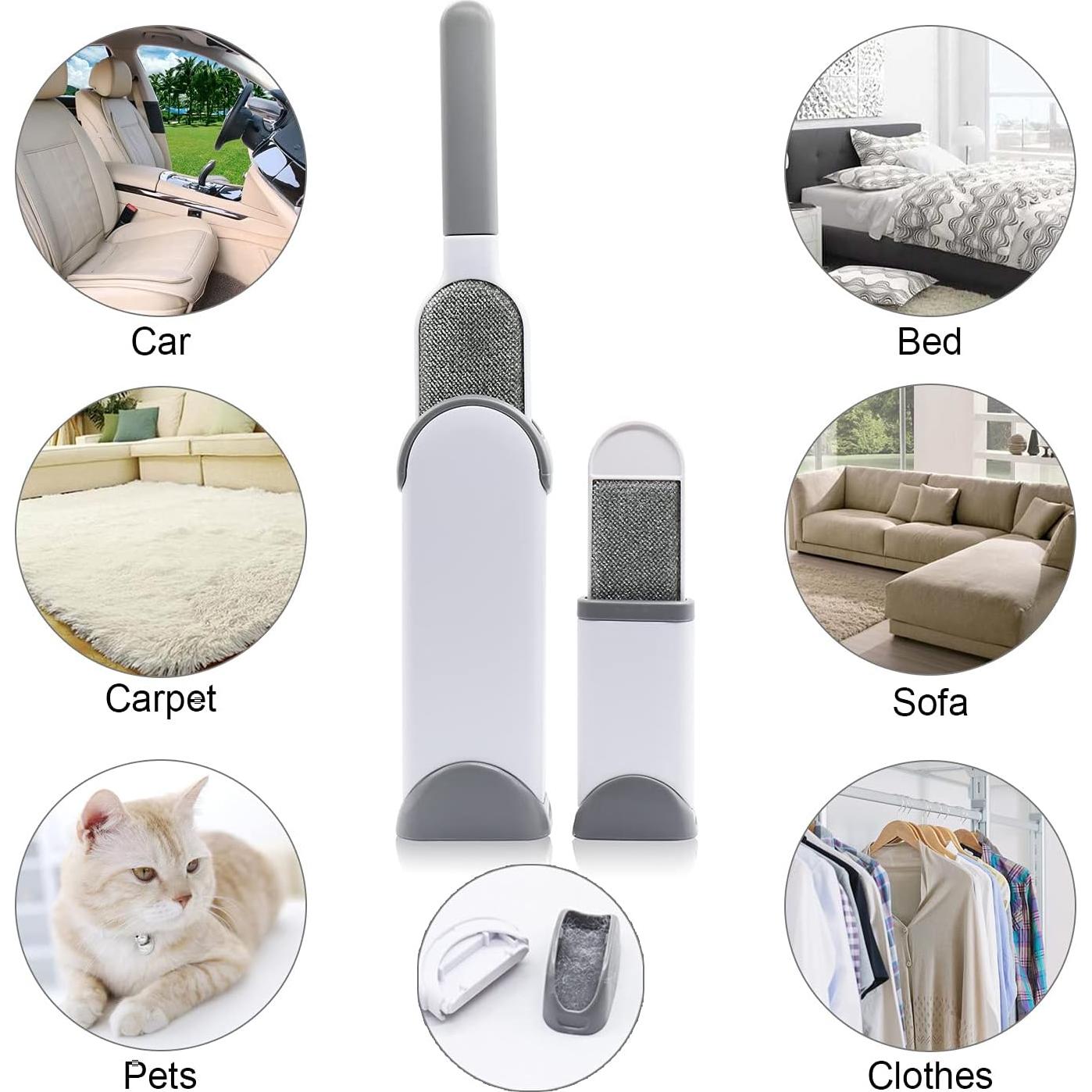 Cepillo Quitapelos JIALAI HOME para Mascotas Gris 370g