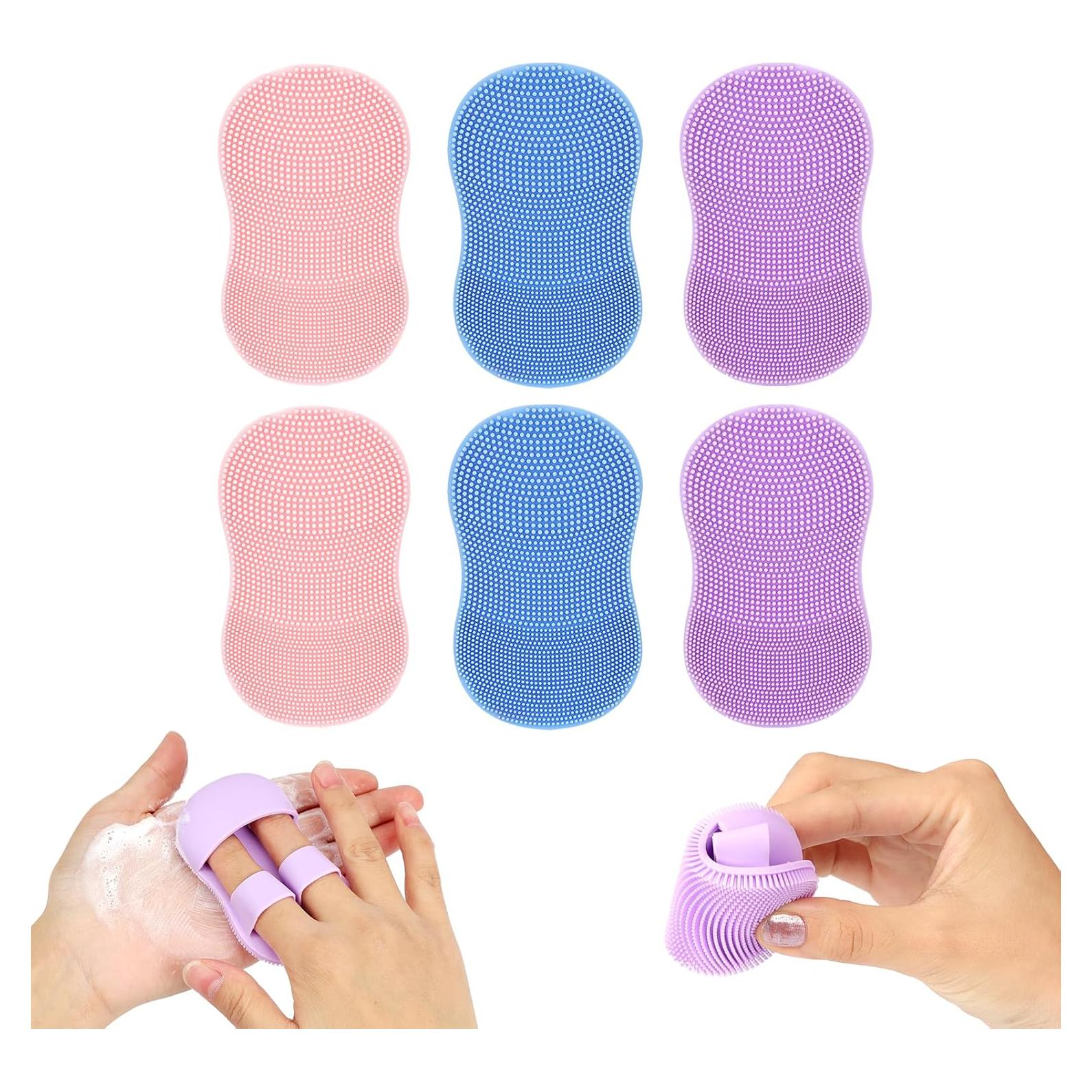 6 Exfoliadores de Silicona SHBLOMK para Limpieza Facial