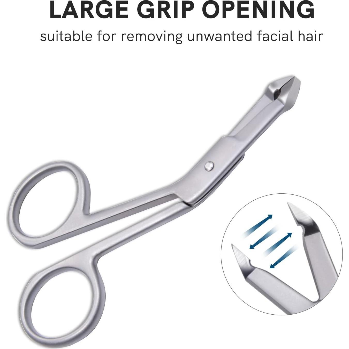 Pinzas de Cejas Profesionales MISS SALLY Acero Inoxidable