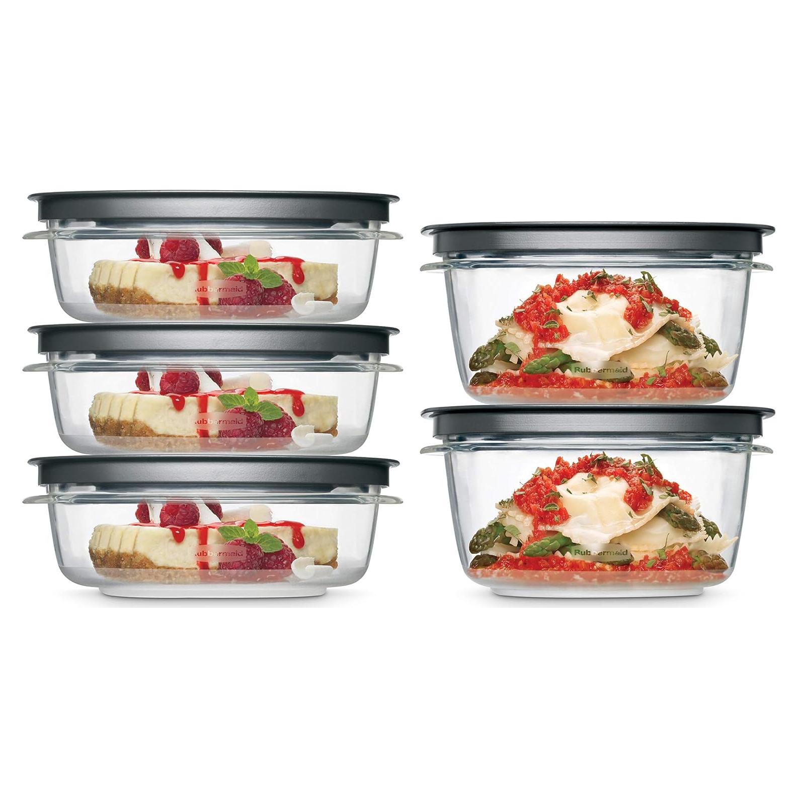Contenedor de Almacenamiento Rubbermaid Premier 10 Piezas Libre BPA
