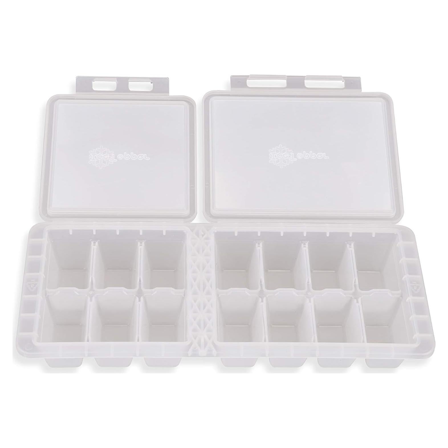 Bandeja de Hielo myTopper con 2 Tapas - 14 Cubos, Apta Lavavajillas