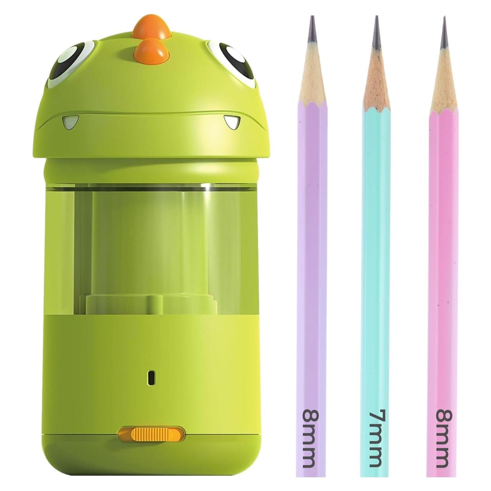 Sacapuntas Eléctrico M&G Dinosaurio 7-8mm Recargable USB