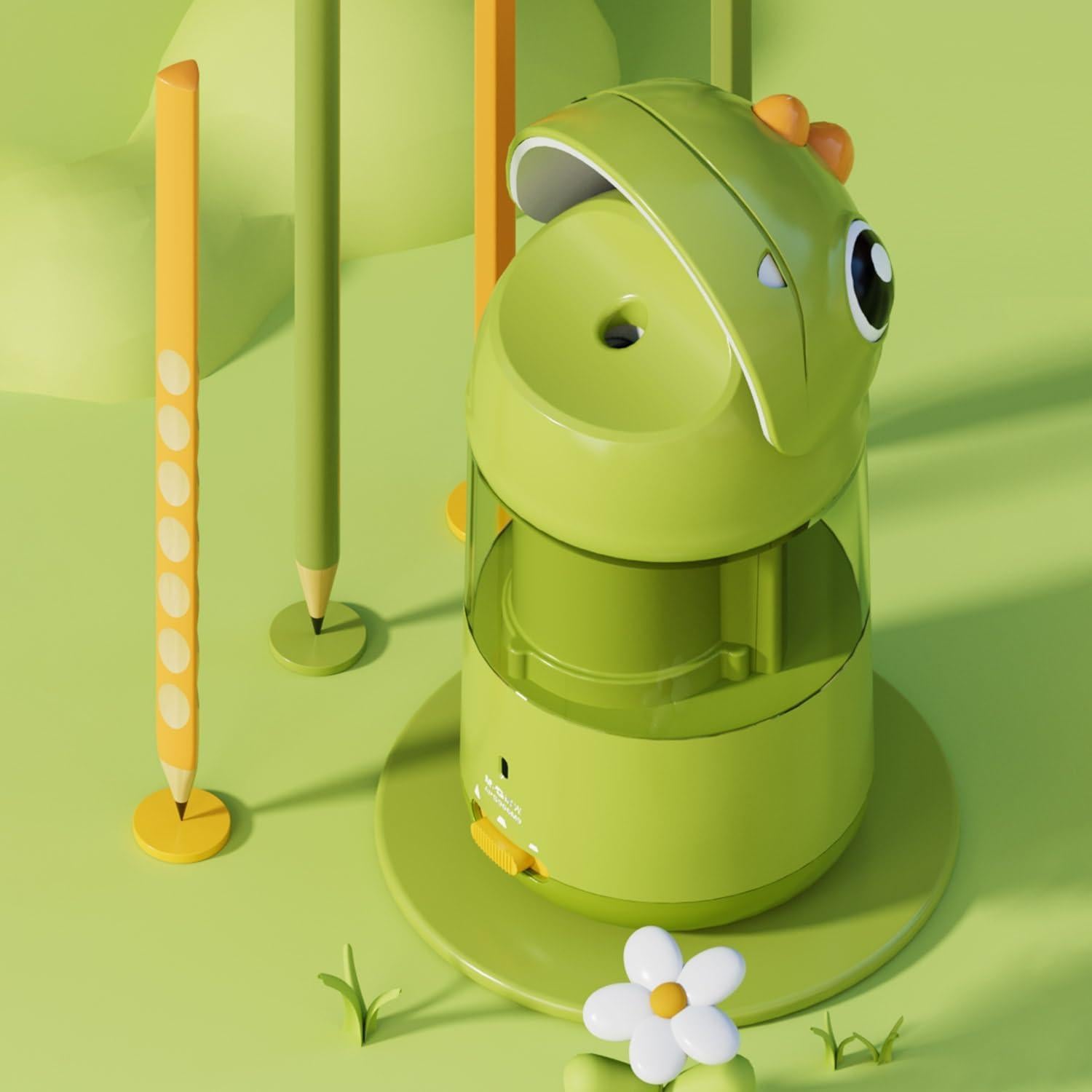 Sacapuntas Eléctrico M&G Dinosaurio 7-8mm Recargable USB