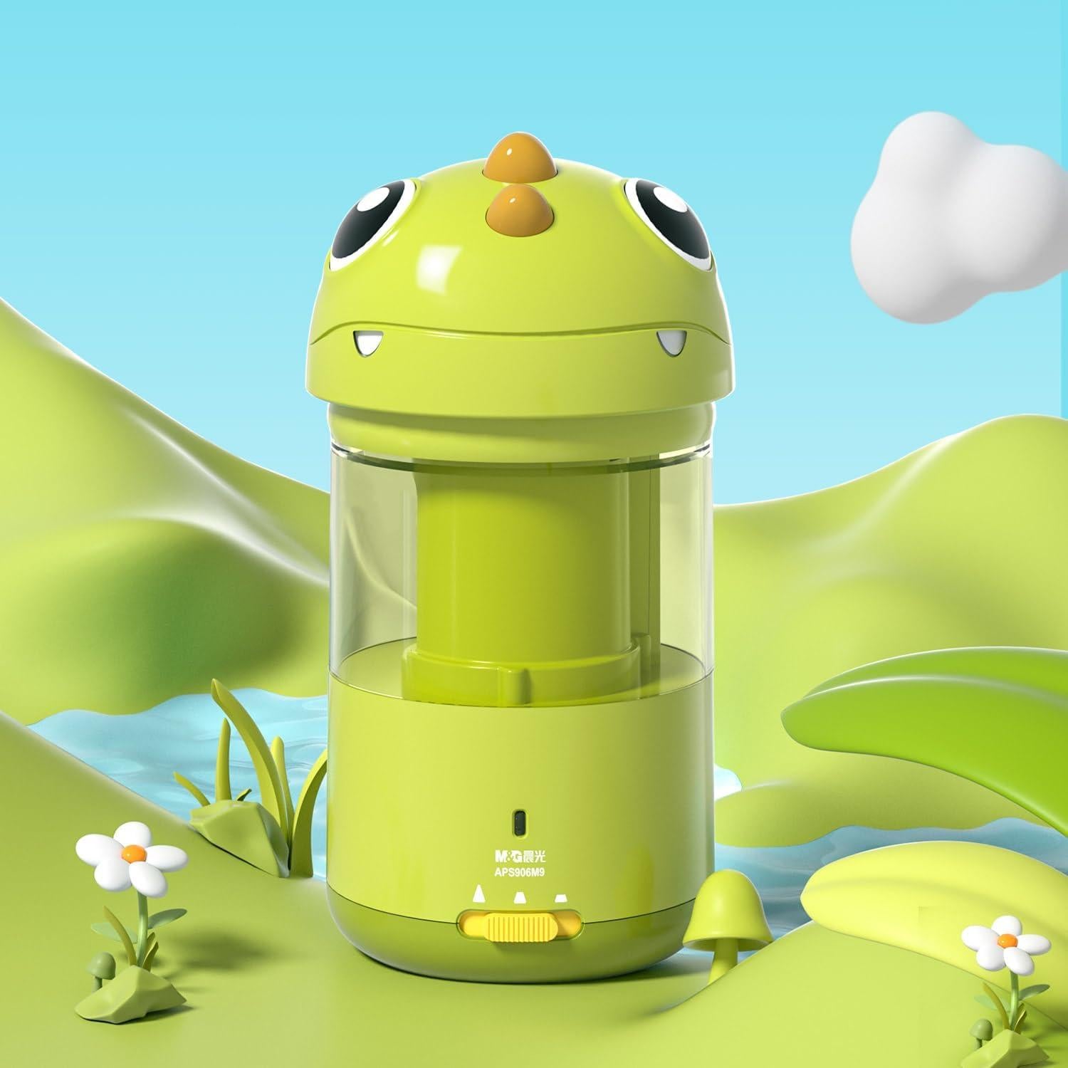 Sacapuntas Eléctrico M&G Dinosaurio 7-8mm Recargable USB