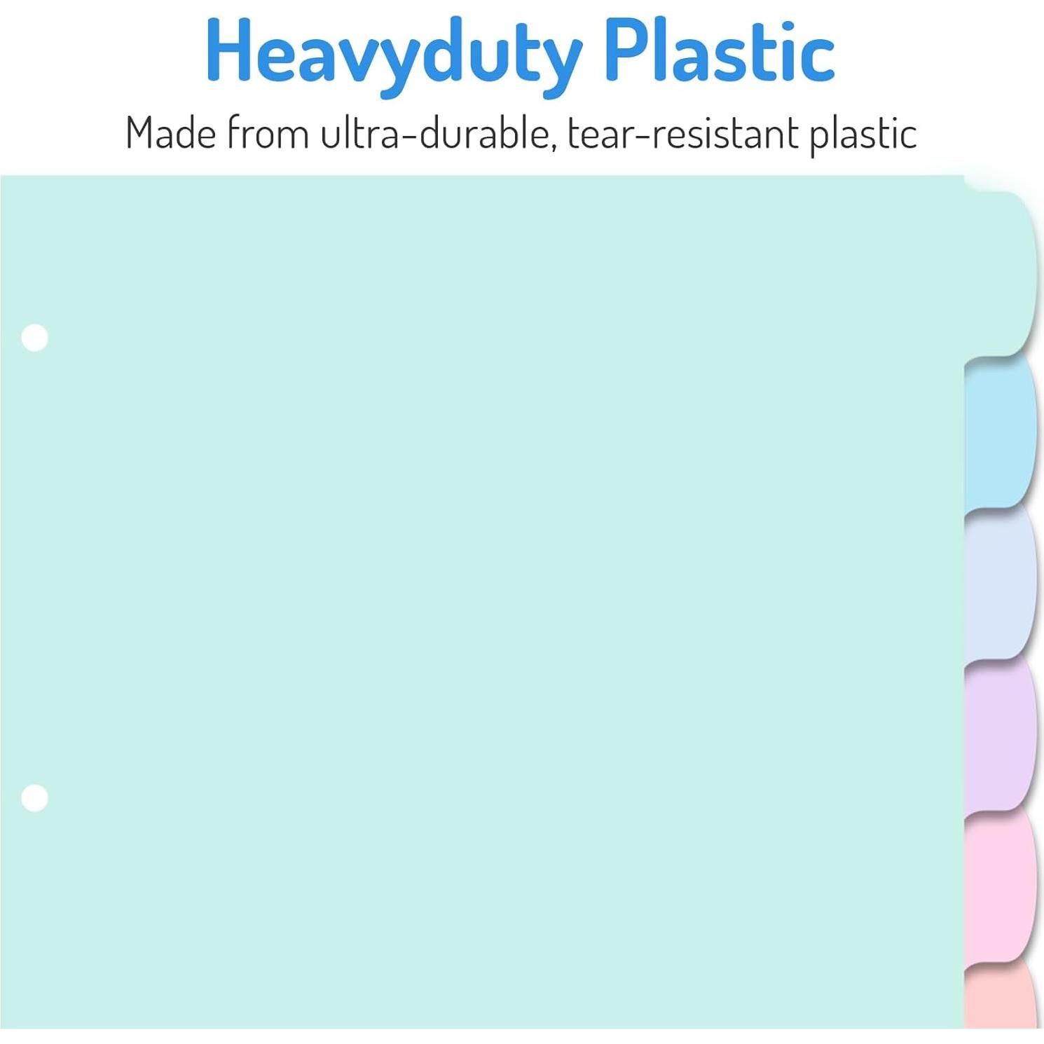 Divisores de Carpeta Forvencer 8 Pestañas Escribibles 3 Anillas