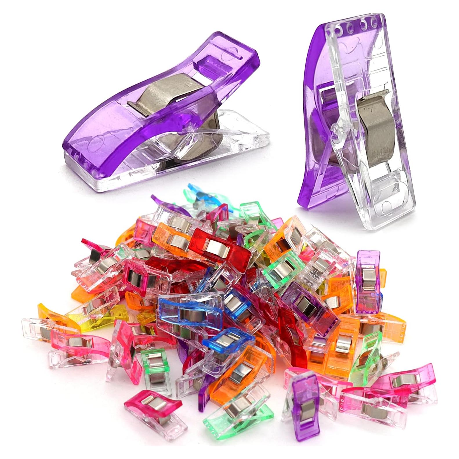 100 Clips de Costura Multicolor GMMA - Suministros de Costura