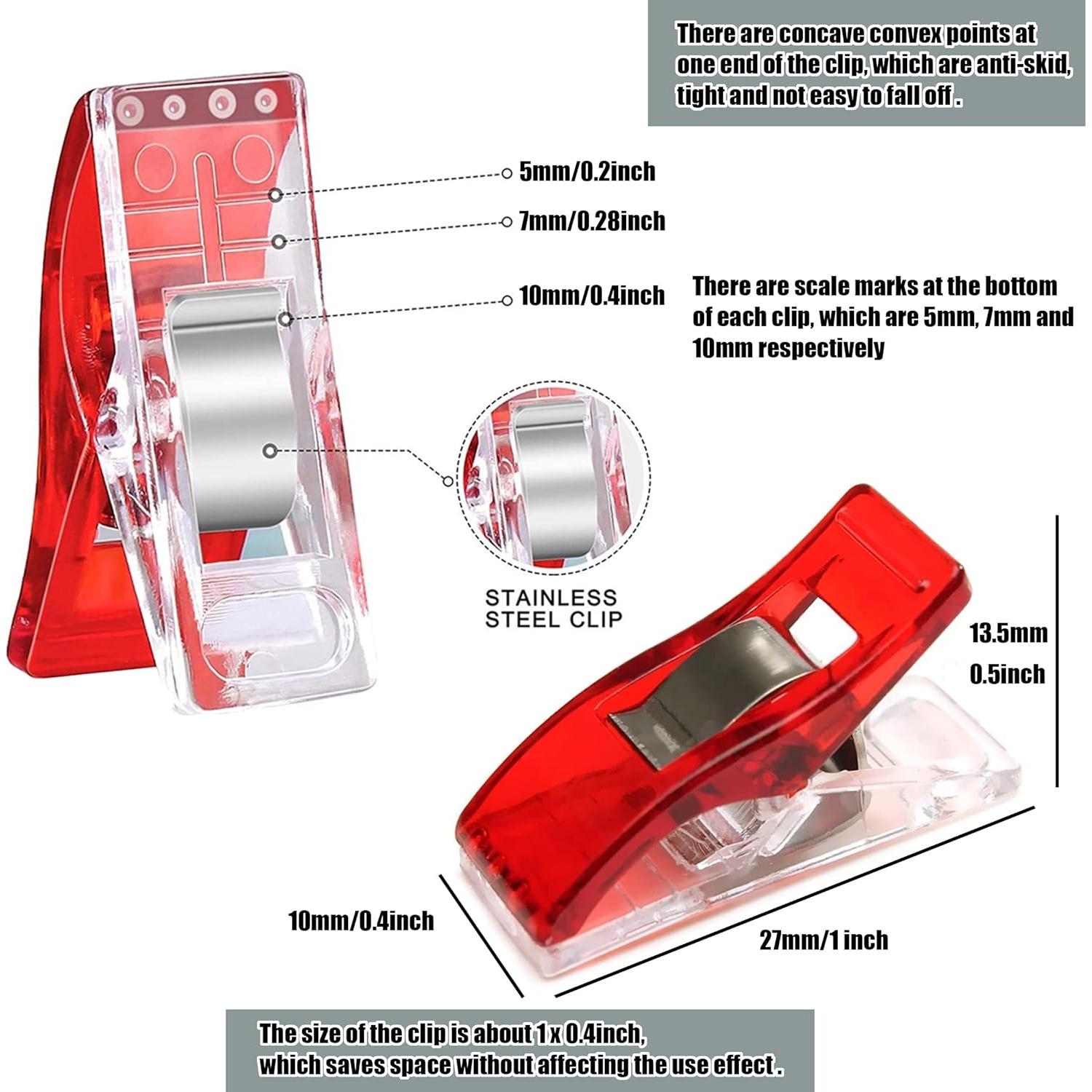 100 Clips de Costura Multicolor GMMA - Suministros de Costura