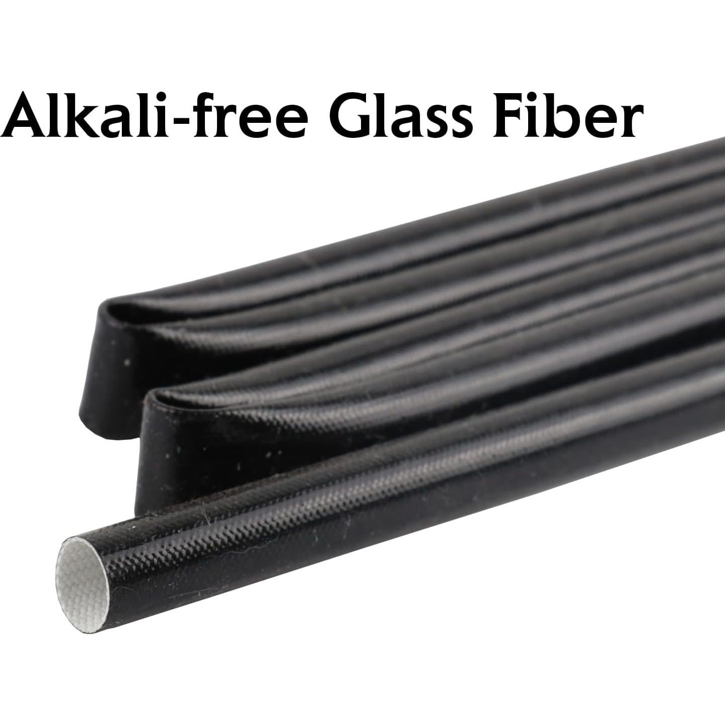 Manga de Fibra de Vidrio y Silicona 3/4" - 2.74m Aislante Térmico