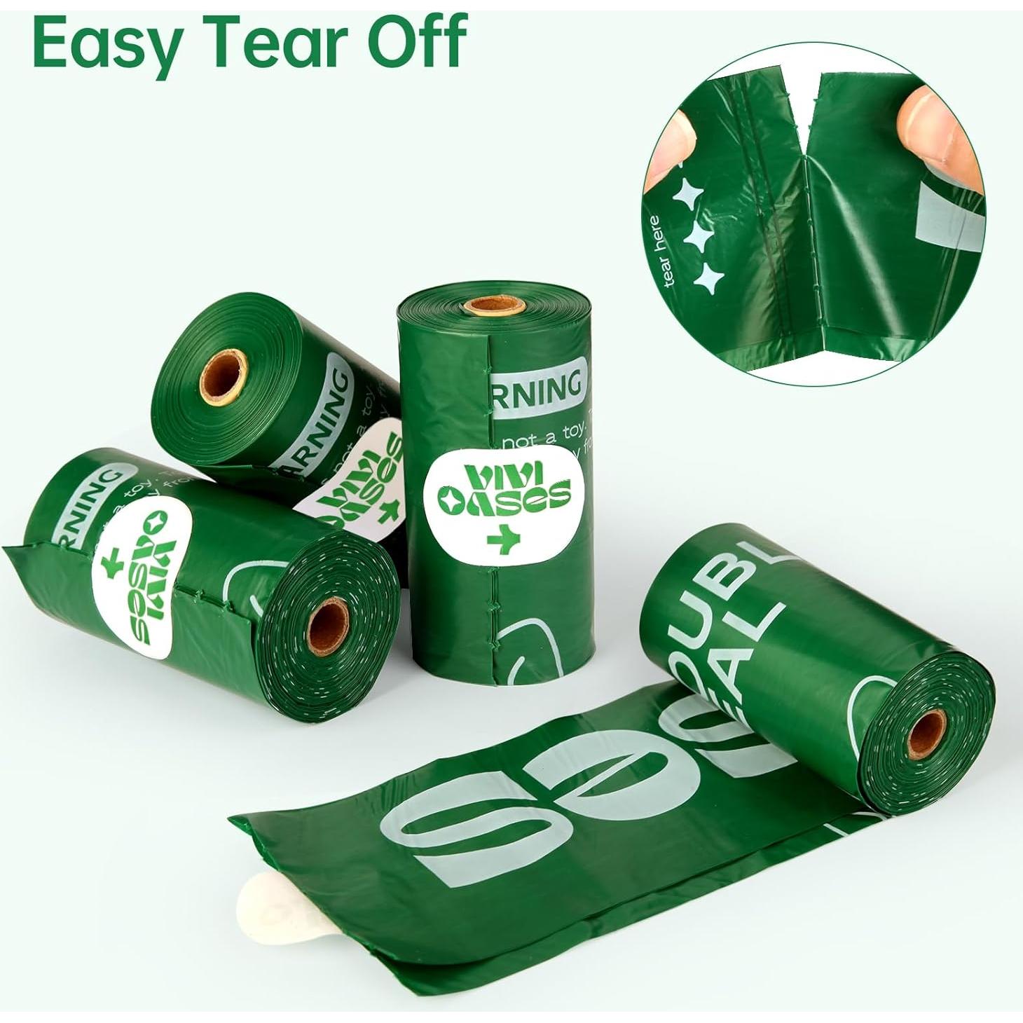 Bolsas para Excremento de Perro VIVIOASES 240 Unidades Aroma Lavanda