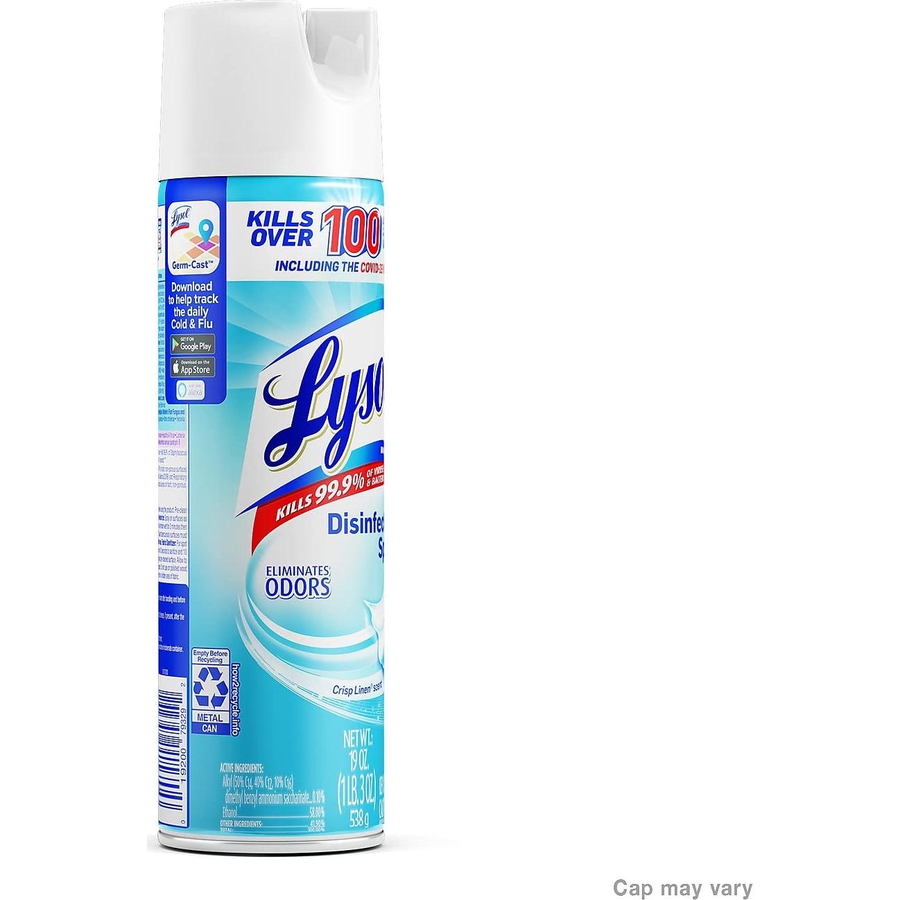 Spray Desinfectante Lysol 562 ml Antibacteriano Multiusos
