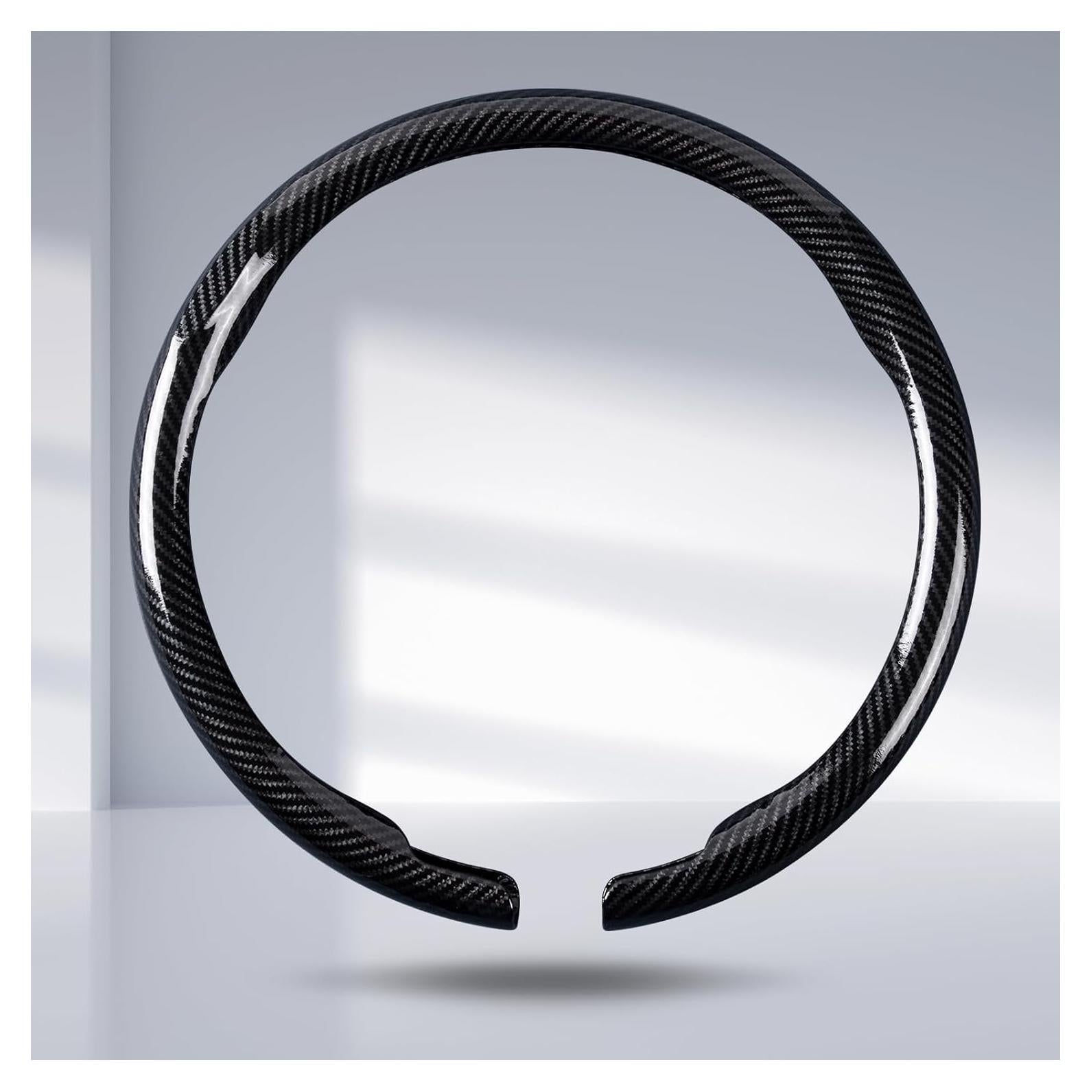 Cubierta de Volante de Coche Aotoyou Fibra de Carbono 37.5 cm