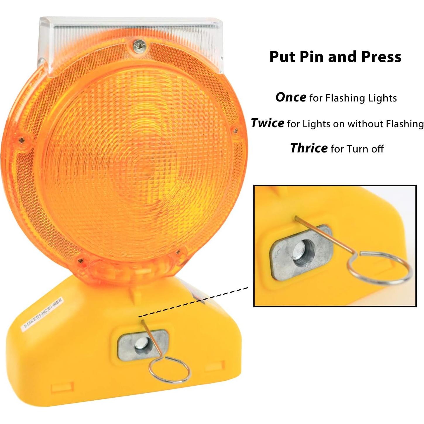 Conjunto de 4 Luces de Advertencia LED Ámbar RK Safety BLIGHT-ST