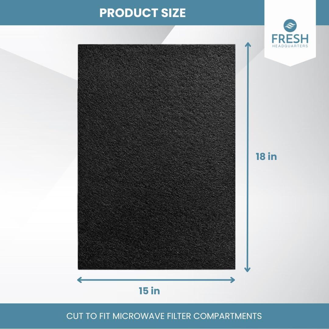Filtro de Aire de Carbón Activado Fresh Headquarters - 2 Piezas - 45.72 cm x 38.1 cm