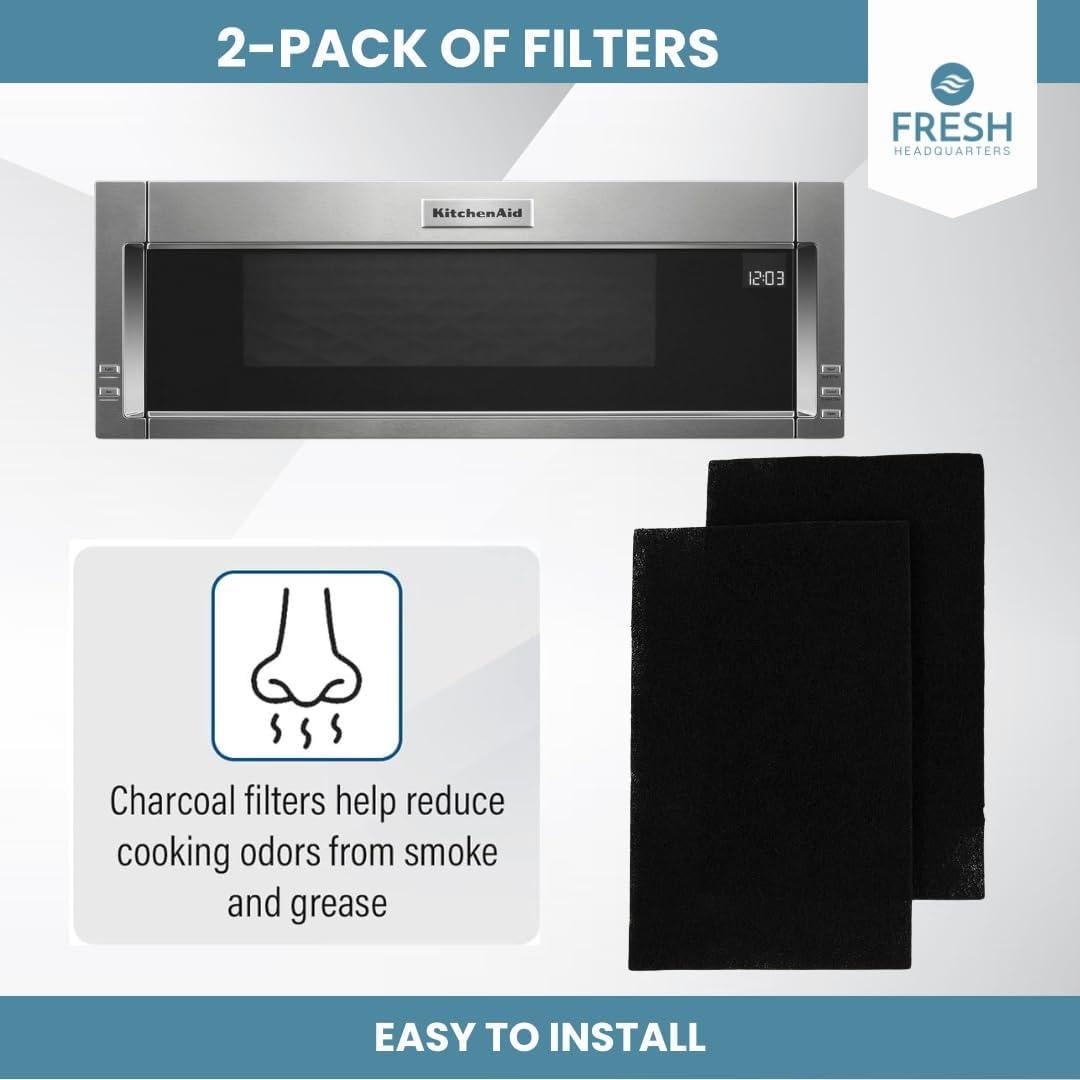 Filtro de Aire de Carbón Activado Fresh Headquarters - 2 Piezas - 45.72 cm x 38.1 cm