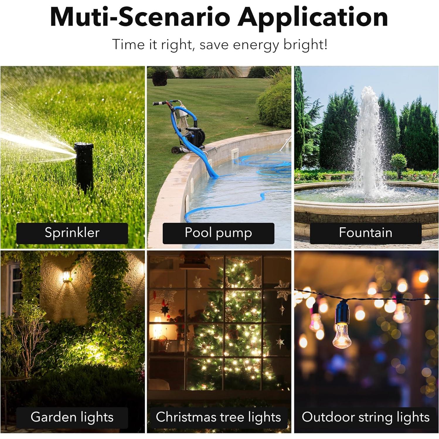 Temporizador Mecánico HBN para Exterior 24 Horas 15A