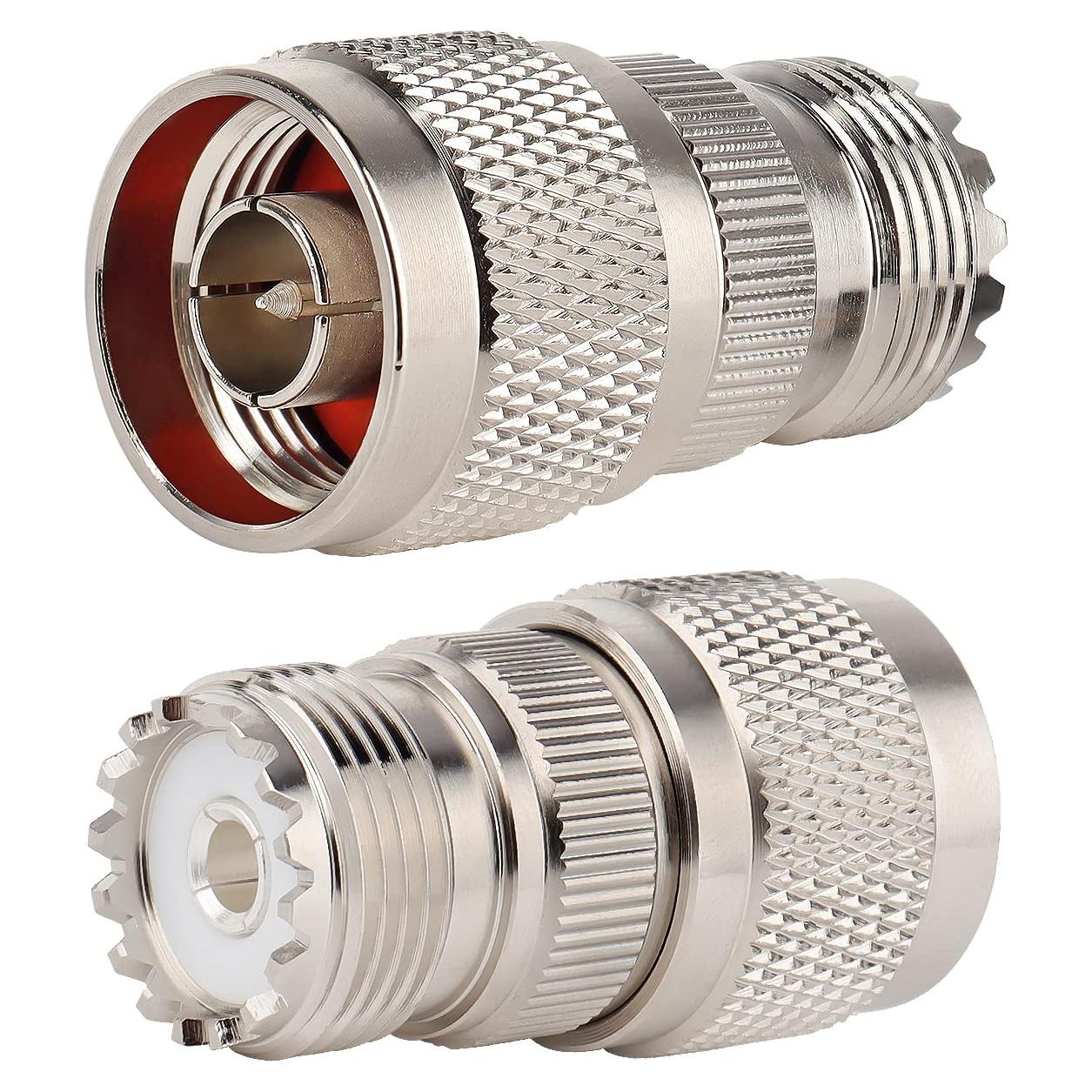 Adaptador N Macho a UHF Hembra XRDS -RF 50 Ohmios Paquete de 2