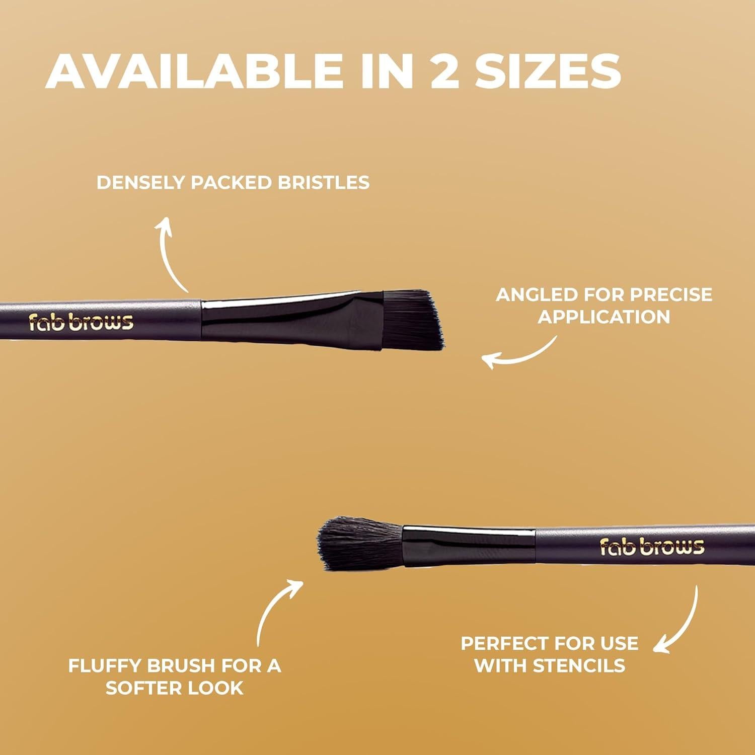 Brocha Aplicadora Doble Fab Brows - Vegana y Hipoalergénica