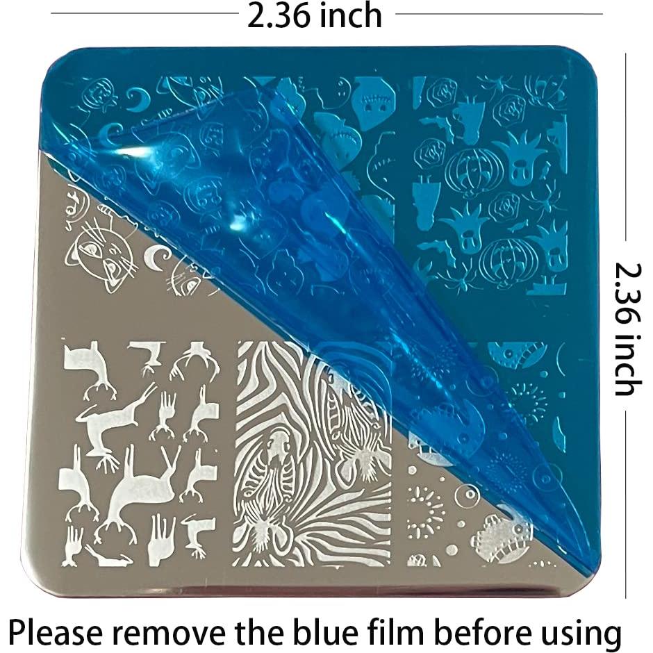 Kit de Estampado de Uñas MAXCICI 10 Placas + Estampador