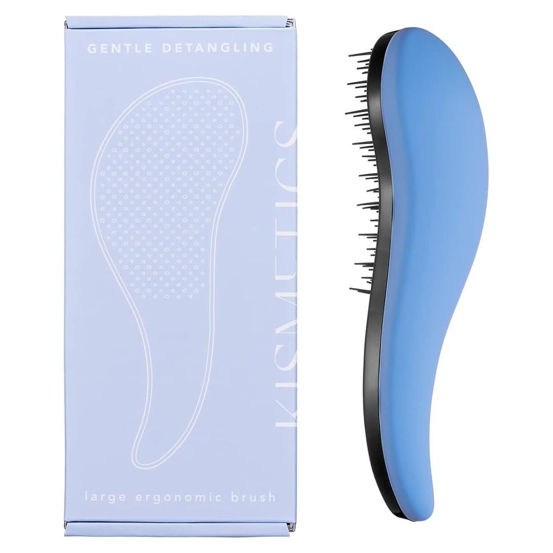 Cepillo Desenredante Ergonómico KISMETICS Azul 22x9.9cm