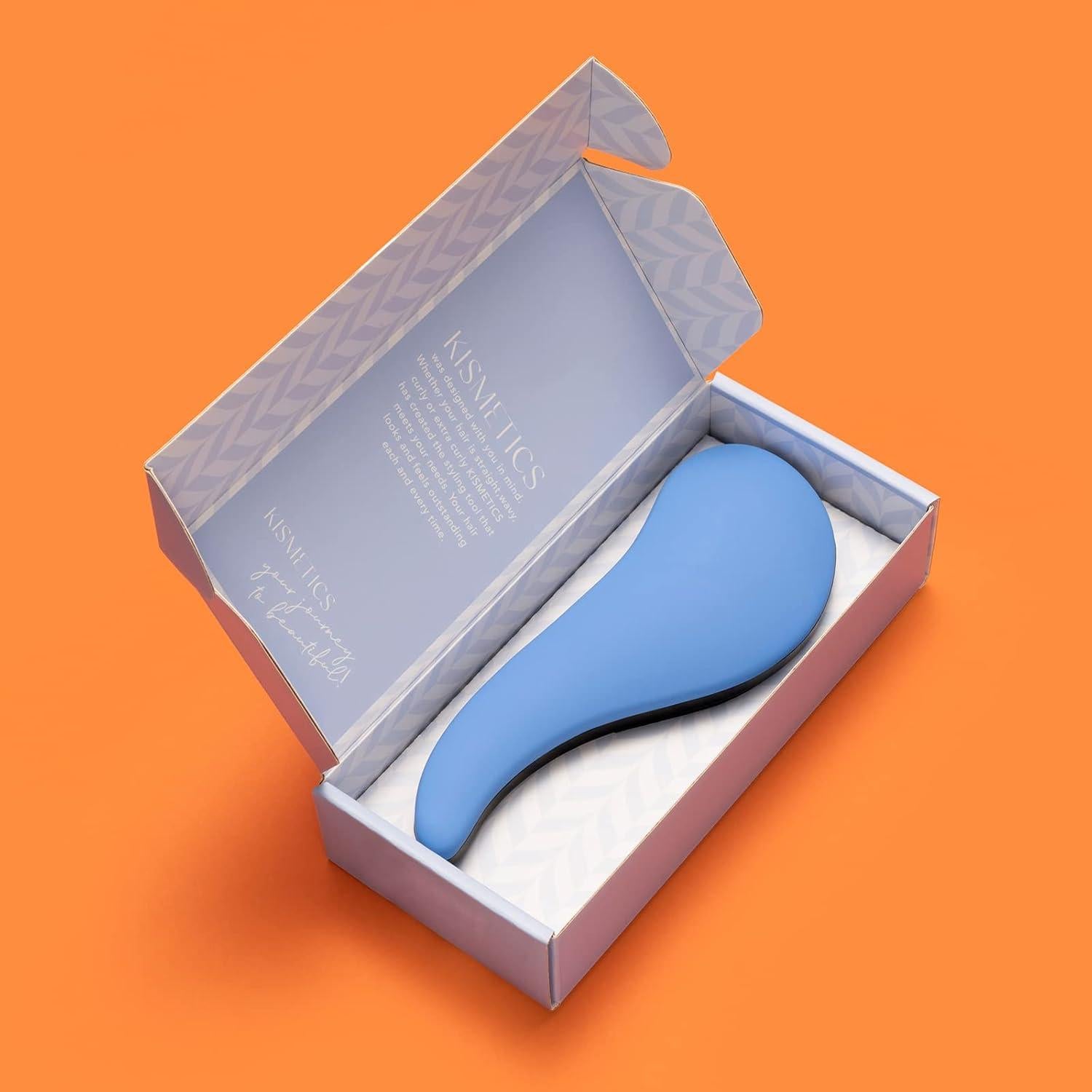 Cepillo Desenredante Ergonómico KISMETICS Azul 22x9.9cm