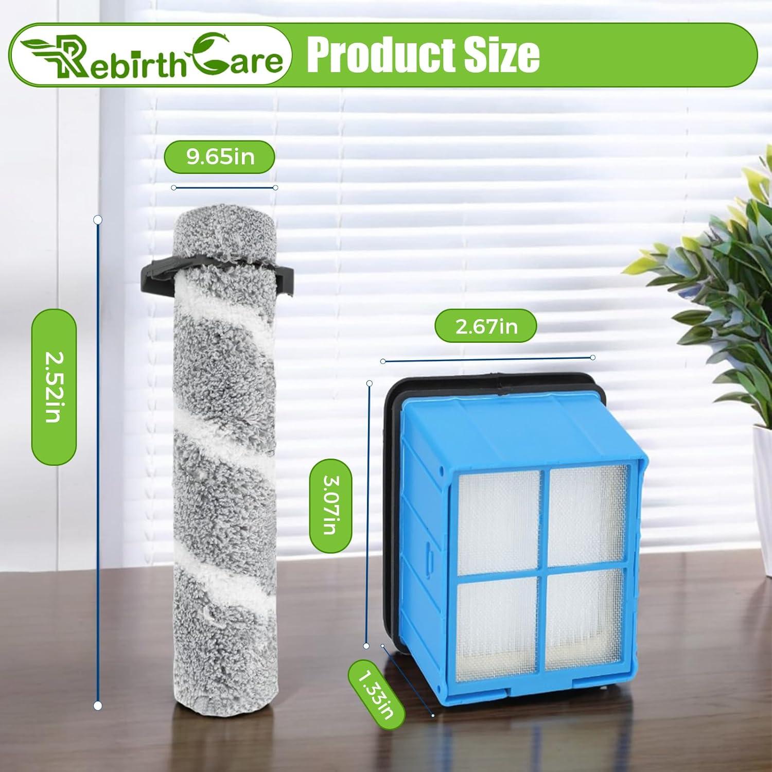 Rodillo y Filtro Repuesto Rebirthcare 3930F para Bissell CrossWave