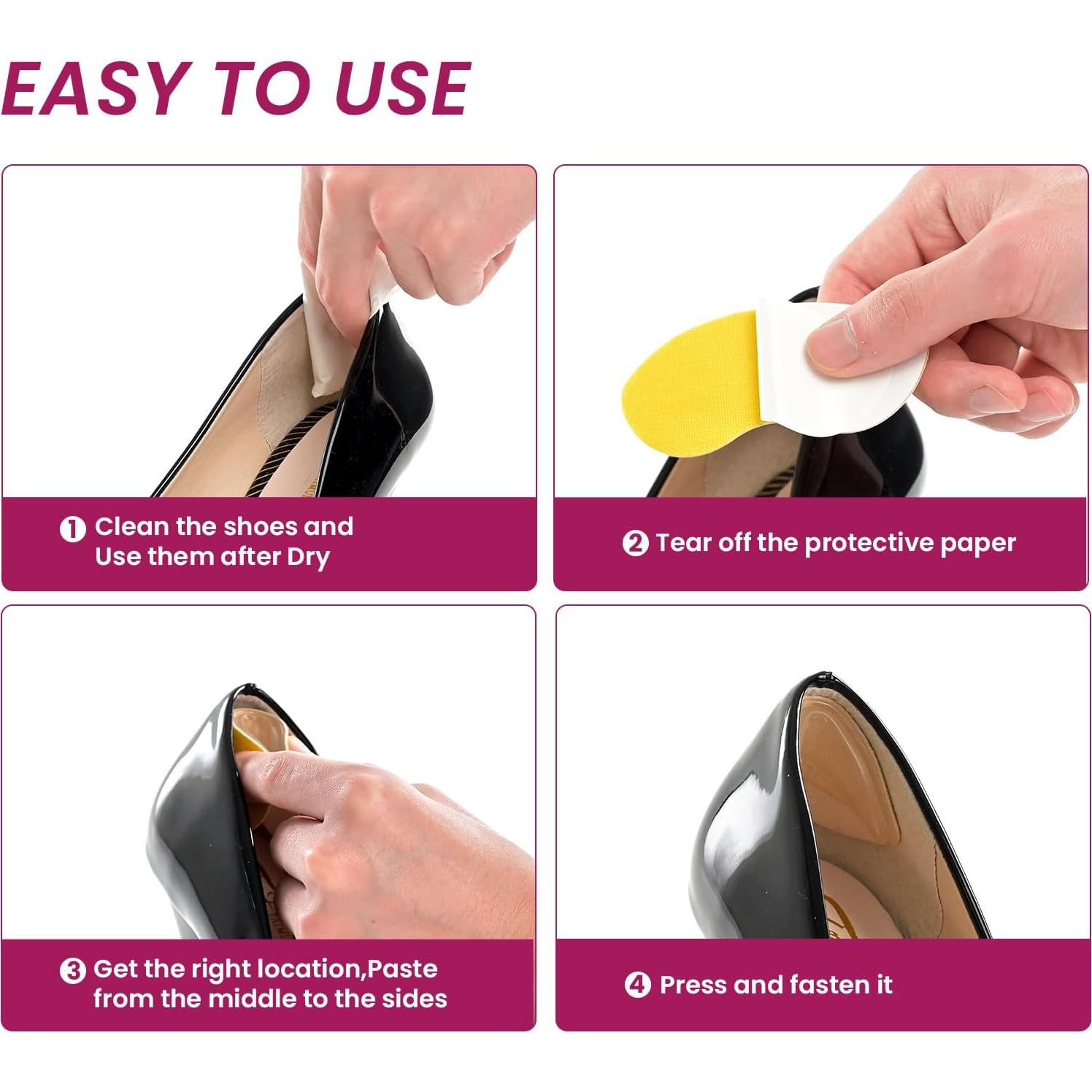 Almohadillas Metatarsales y para el Talón Bukihome - 4 Pares Beige