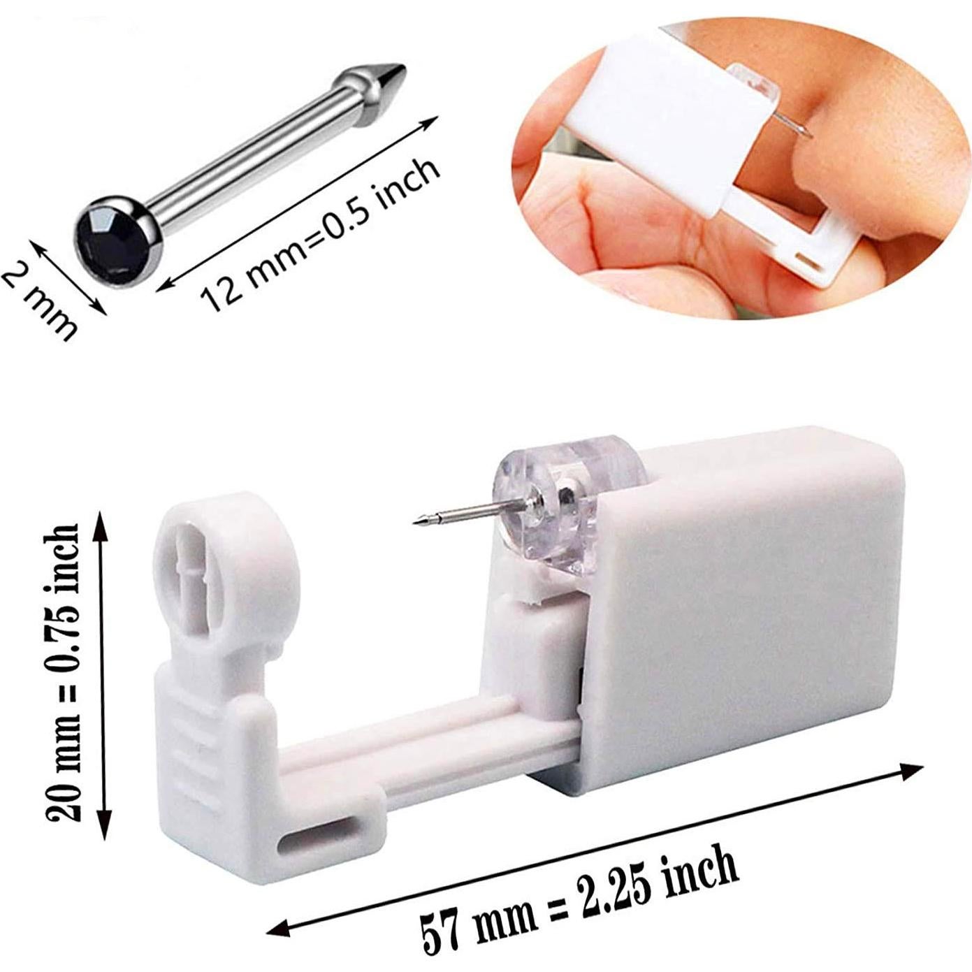 Kit de Perforación de Nariz Desechable XUKEKOY - 2 Piezas