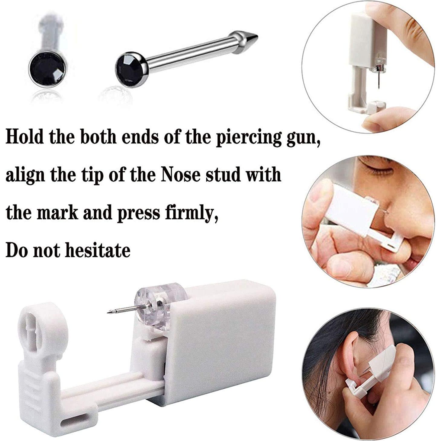 Kit de Perforación de Nariz Desechable XUKEKOY - 2 Piezas