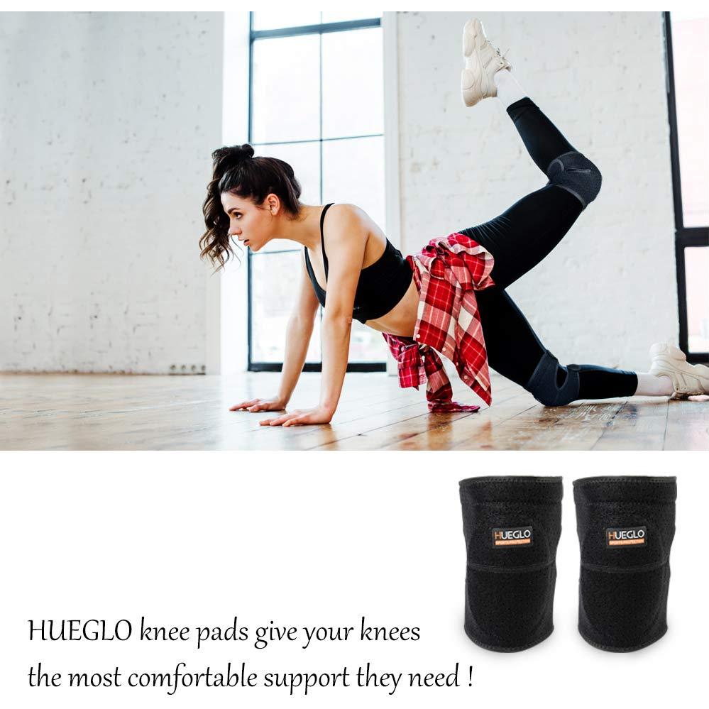 Rodilleras de Danza HUEGLO para Niños, Soporte Suave y Transpirable