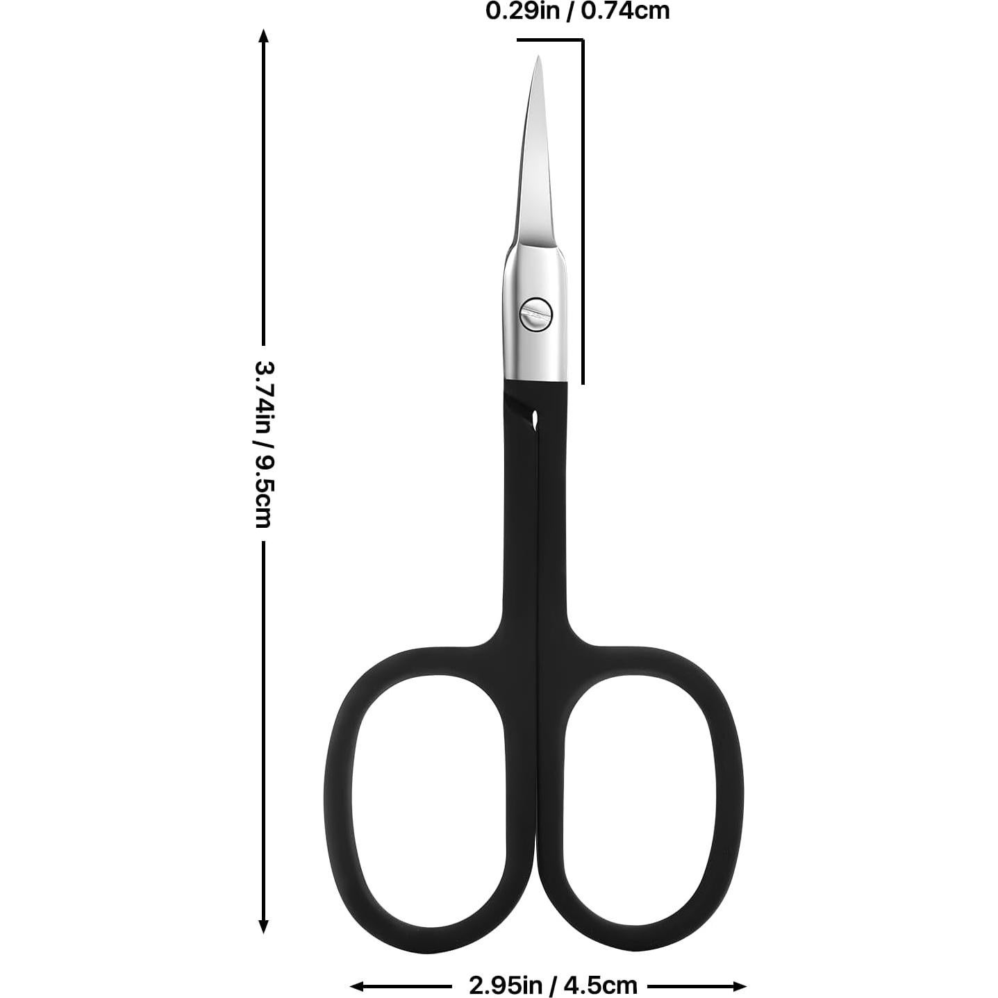 Tijeras de Aseo Velodios Curvas para Vello Facial y Nasal