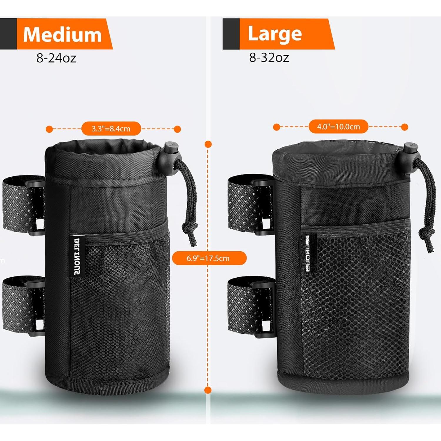 Soporte para Botellas Belinous Universal 24oz, Negro