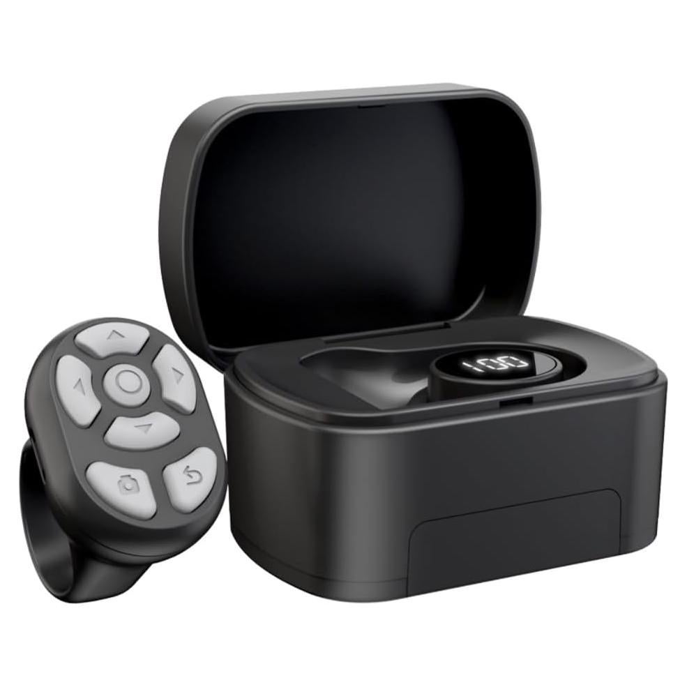 Anillo Inalámbrico Control Remoto Yndoka para Selfie Negro