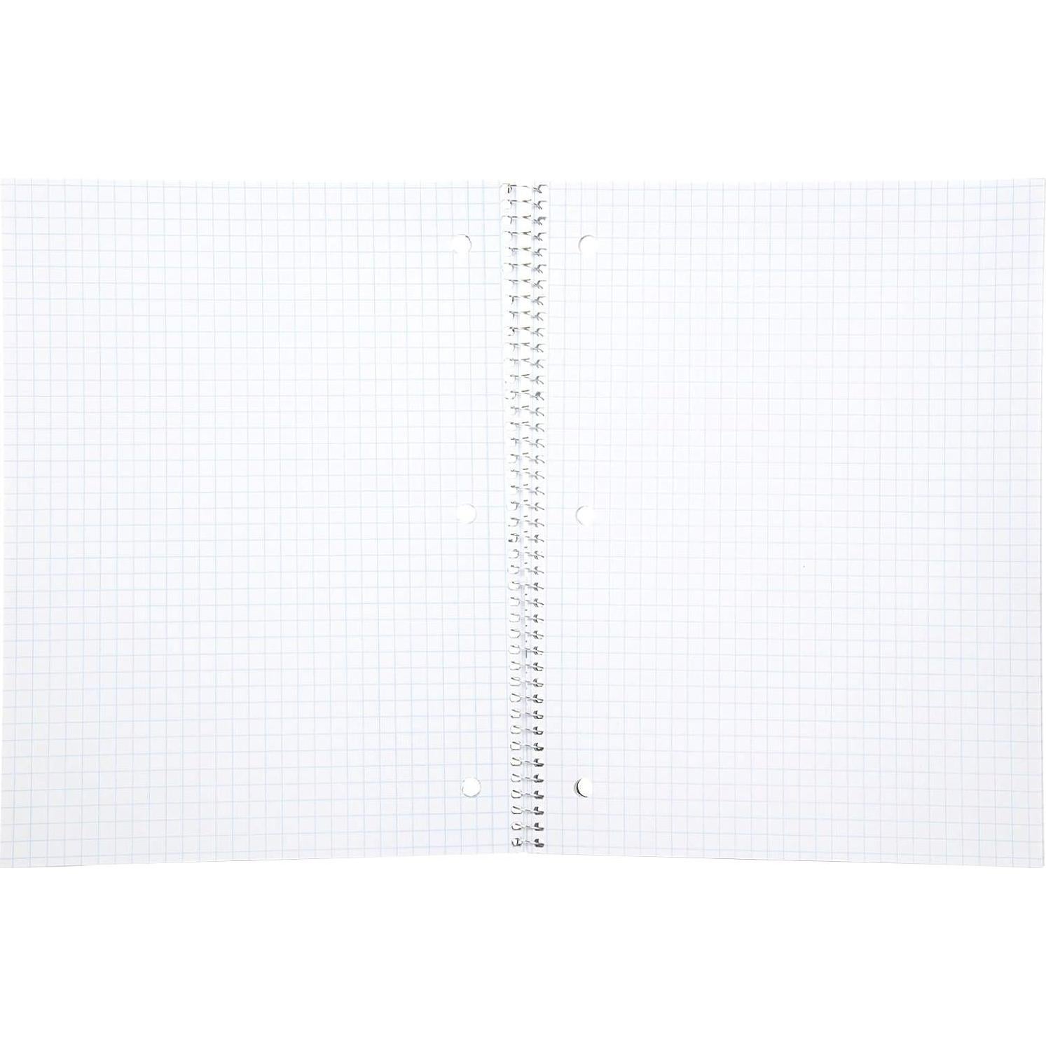 Cuadernos Espirales Mintra Office Cuadrícula 4x4 Paquete de 4