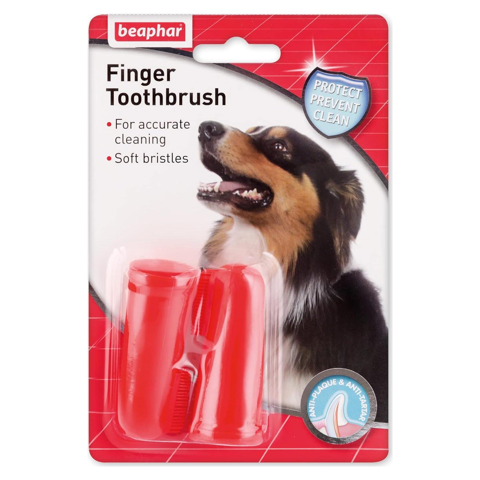 Cepillo de Dientes para Dedos Beaphar 2 Unidades