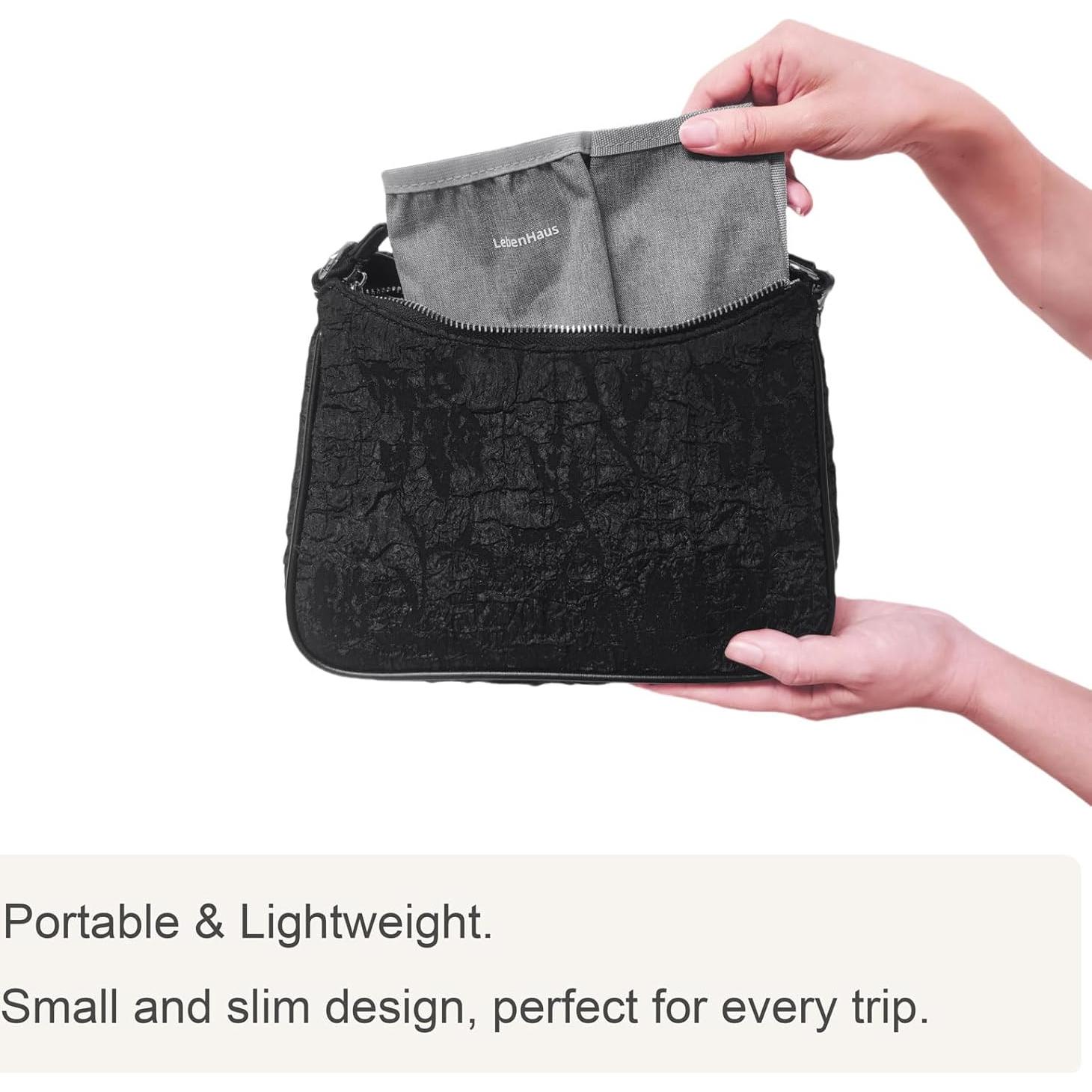 Soporte de Taza de Viaje para Equipaje LebenHaus 2Pack Gris