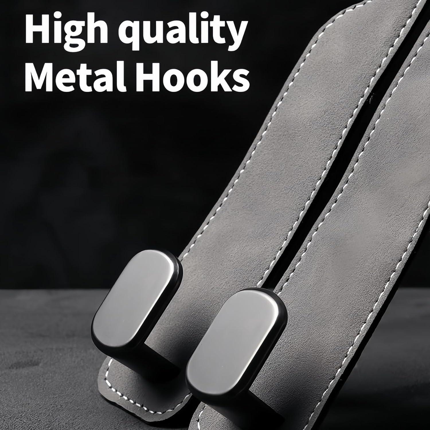 Ganchos para reposacabezas de coche Ananege, 4 unidades, Negro