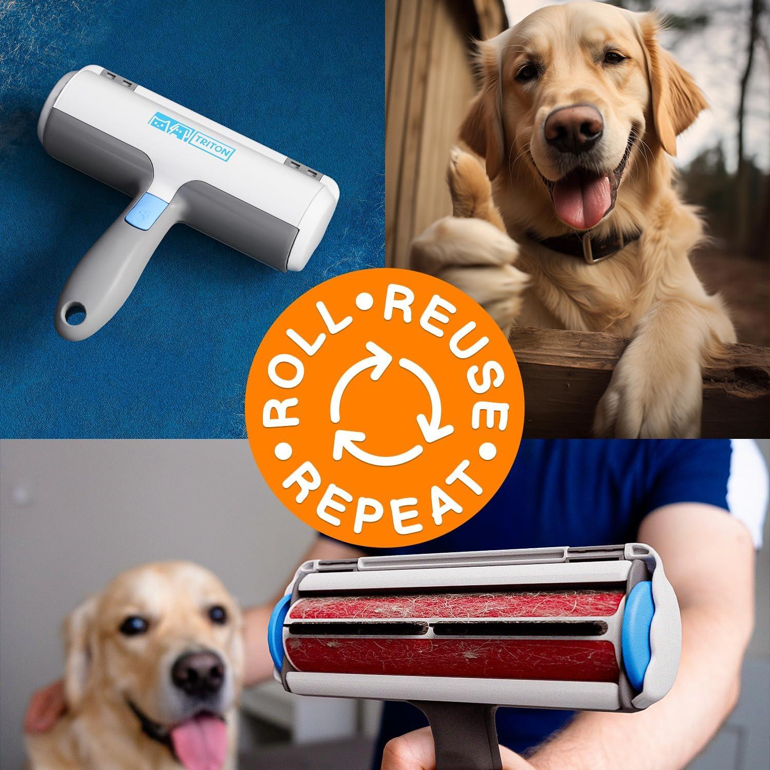 Removedor de Pelo de Mascota Triton - Rodillo Reutilizable